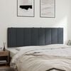 vidaXL Headboard Cushion "Hanko" Dark Grey 153 cm Velvet