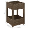 vidaXL Raised Bed 40x40x71 cm Polypropylene