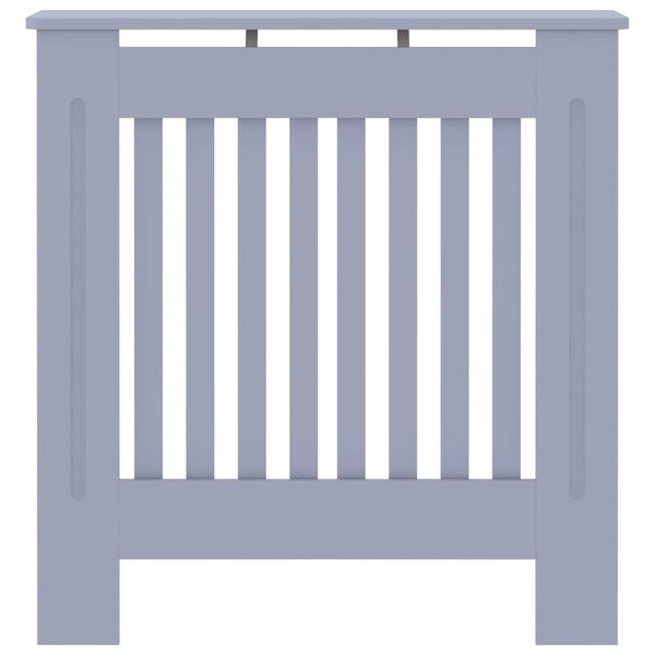 vidaXL MDF Radiator Cover Grey 78 cm