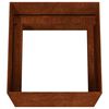 vidaXL Planter 40x41x40 cm Corten Steel