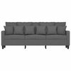 vidaXL 3-Seater Sofa Dark Grey 180 cm Fabric
