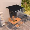 vidaXL Automatic Retractable Awning 300x250 cm Anthracite