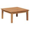 vidaXL Garden Bench 2 pcs Cream and Brown Solid Teak wood