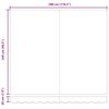 vidaXL Awning Replacement Fabric Beige 300 x 250 cm Canvas