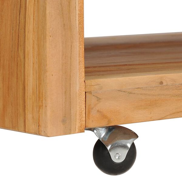vidaXL Coffee Table 80x80x40 cm Solid Teak Wood