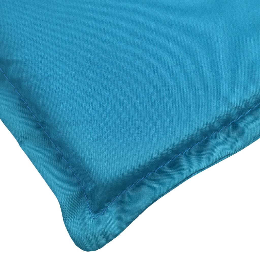 vidaXL Sun Lounger Cushion Blue 200x70x3cm Oxford Fabric