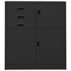 vidaXL Office Cabinet Anthracite 90x40x102 cm Steel