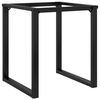 vidaXL Dining Table Legs O-Frame 70x70x73 cm Steel