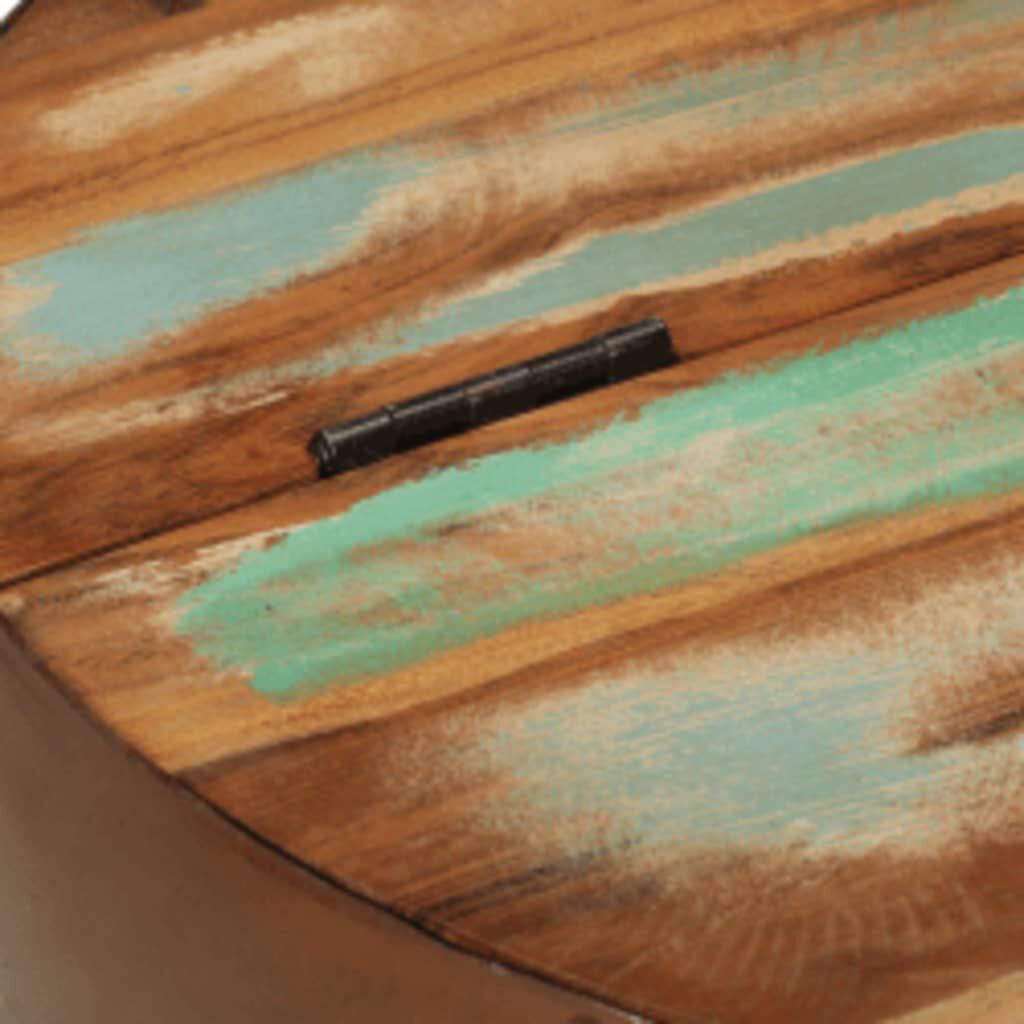 vidaXL Two Piece Bowl Shaped Coffee Table Set Solid Reclaimed Wood