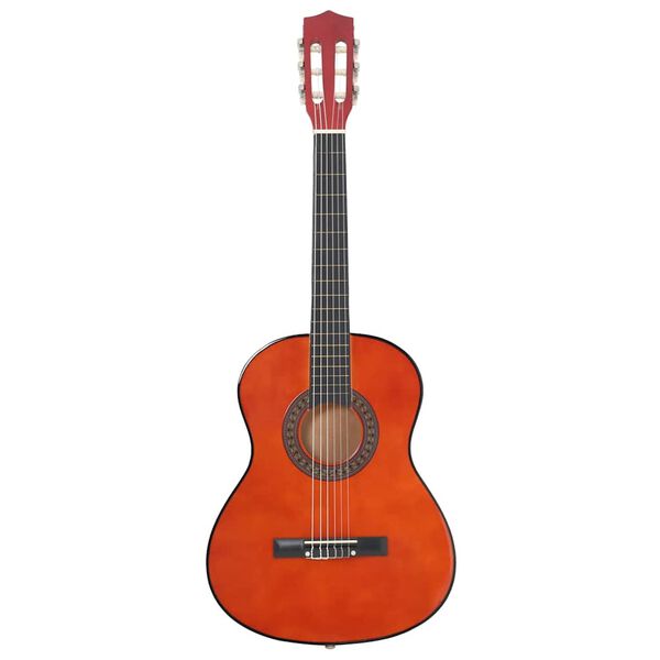 vidaXL 8 Piece Classical Guitar Beginner Set 3/4 36"
