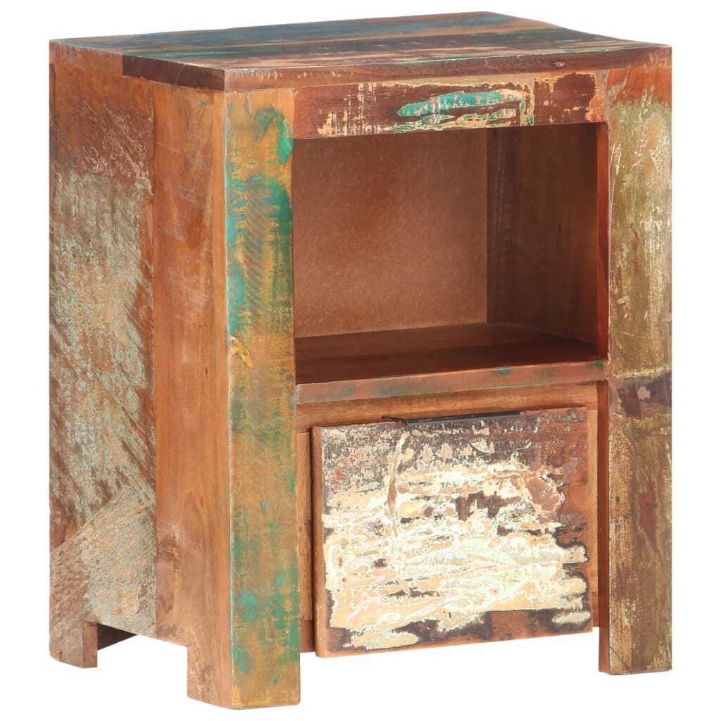 vidaXL Bedside Cabinet 40x30x50 cm Solid Reclaimed Wood