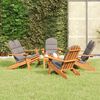vidaXL 5 Piece Adirondack Garden Lounge Set Solid Wood Acacia
