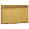 vidaXL Mirror Cabinet 60x10x40 cm Solid Wood Teak