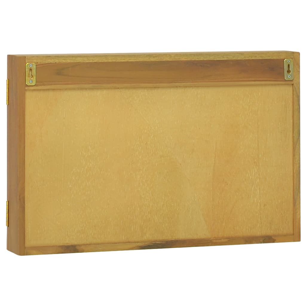 vidaXL Mirror Cabinet 60x10x40 cm Solid Wood Teak
