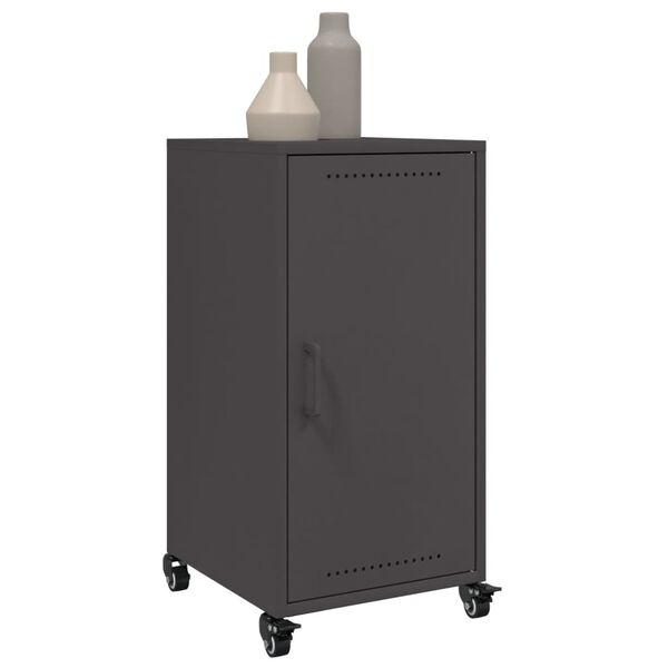 vidaXL Sideboard Black 36x39x72 cm Steel