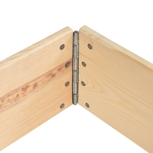 vidaXL Pallet Collar 60x80 cm Solid Pine Wood