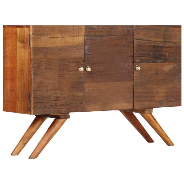 vidaXL Sideboard Brown Solid Reclaimed Wood 110x30x75 cm