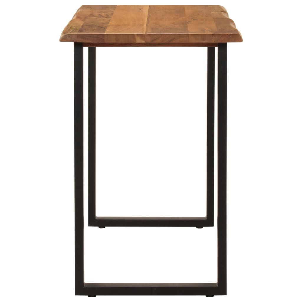 vidaXL Dining Table 110x50x76 cm Solid Wood Acacia