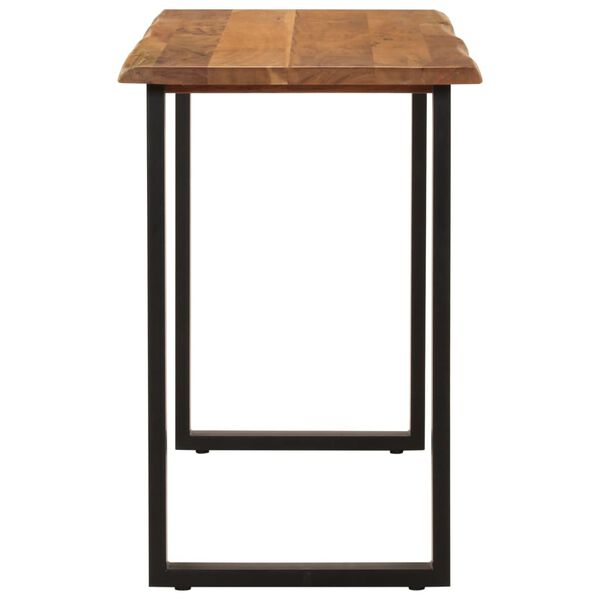vidaXL Dining Table 110x50x76 cm Solid Wood Acacia