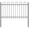 vidaXL Garden Fence Grey 1.7 x 1.2 m Powder-coated Steel