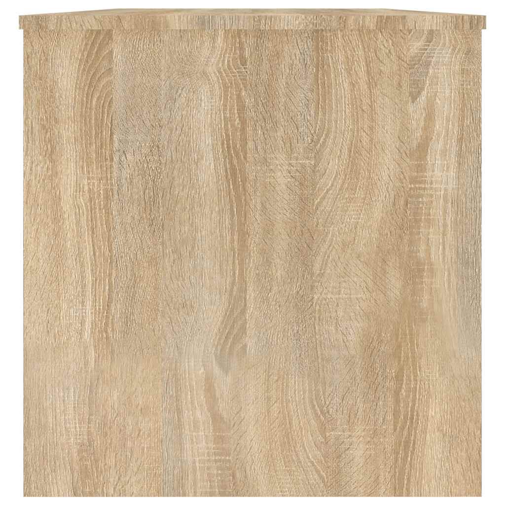 vidaXL Coffee Table Sonoma Oak 102x50x52,5 cm Engineered Wood
