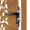 vidaXL Garden Gate 105x80 cm Corten Steel Tree Design