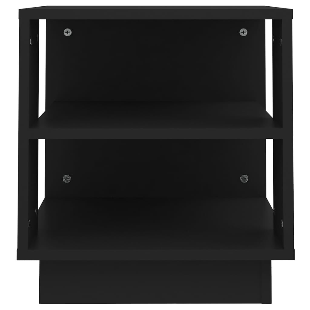 vidaXL Coffee Table Black 40x40x43 cm Engineered Wood