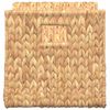 vidaXL Magazine Holder 31x31x31 cm Water Hyacinth