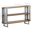 vidaXL Sideboard 120x30x73 cm Solid Mango Wood