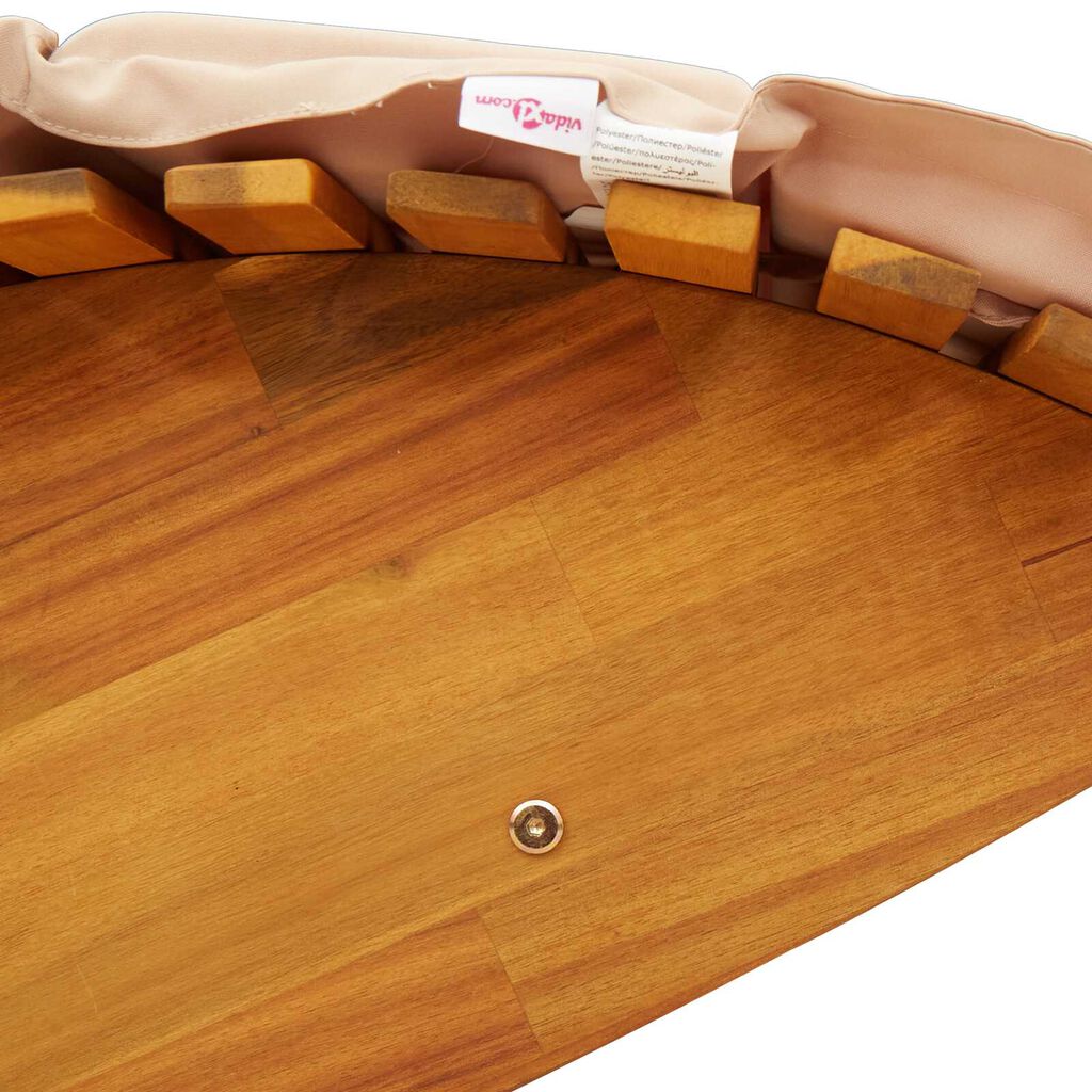 vidaXL Sun Lounger 2 pcs Brown 60 x 154 x 74cm Solid Acacia wood