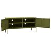 vidaXL TV Cabinet Olive Green 105x35x50 cm Steel