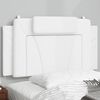 vidaXL Headboard Cushion "Viana" White 100 cm Faux Leather