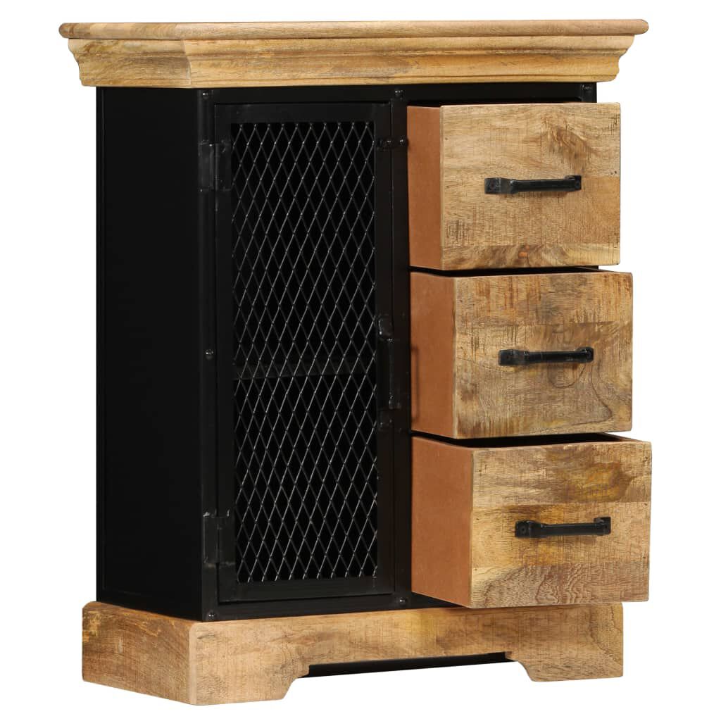 vidaXL Sideboard 60x30x75 cm Solid Mango Wood