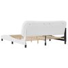 vidaXL Bed Frame without Mattress "Hvar" White 193x203 cm Faux Leather