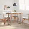 vidaXL Dining Table 110x50x76 cm Solid Wood Acacia