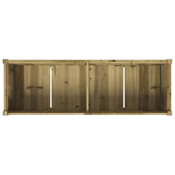 vidaXL Garden Planter 150x50x70 cm Impregnated Wood Pine