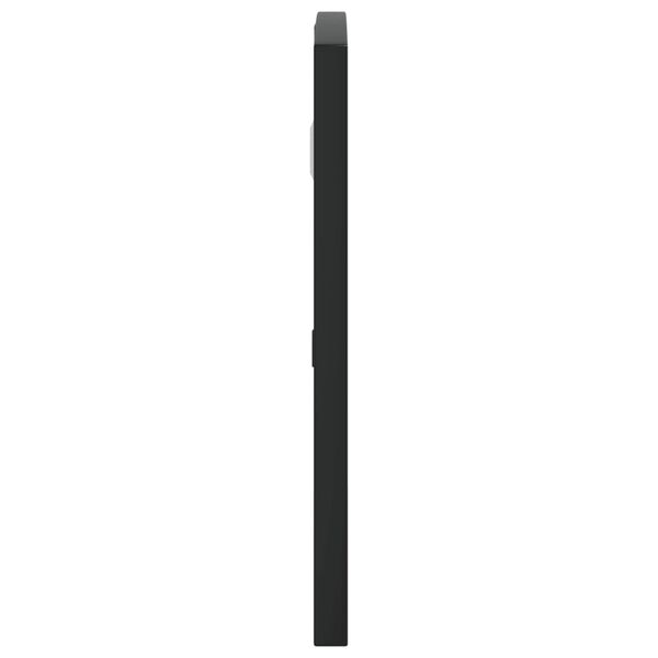 vidaXL Wall Mirror Black 60x30 cm Arch Iron