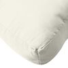 vidaXL Pallet Cushions 2 pcs Melange Cream Fabric