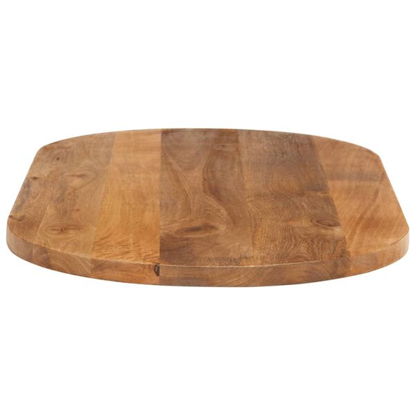 vidaXL Table Top 80x40x3.8 cm Oval Solid Wood Mango