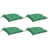 vidaXL Chair Cushions 4 pcs Green 40x40x7 cm Oxford Fabric