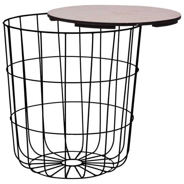 vidaXL Coffee Table Black ? 39.5 cm