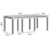 vidaXL Garden Dining Set 7 pcs Anthracite Polt rattan