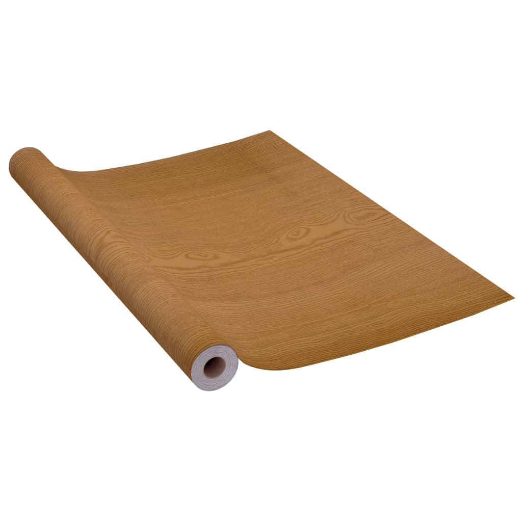vidaXL Self-adhesive Door Films 2 pcs Light Oak 210x90 cm PVC