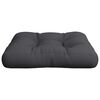 vidaXL Pallet Cushion Black 58x58x10 cm Fabric