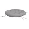 vidaXL Round Cushion Grey &Oslash; 100 x11 cm Oxford Fabric