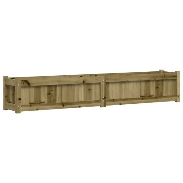 vidaXL Garden Planter 180x31x31 cm Impregnated Wood Pine