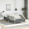 vidaXL Bed Frame without Mattress Dark Grey 100x203 cm Fabric