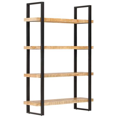 vidaXL 4-Tier Bookcase 120x40x180 cm Rough Mango Wood