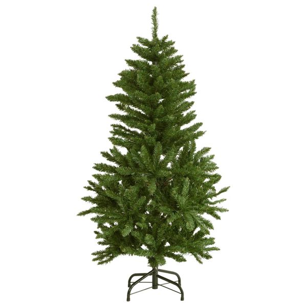 vidaXL Artificial Hinged Christmas Tree 150 LEDs 150 cm