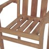 vidaXL Garden Chairs 2 pcs with Green Cushions Solid Teak Wood